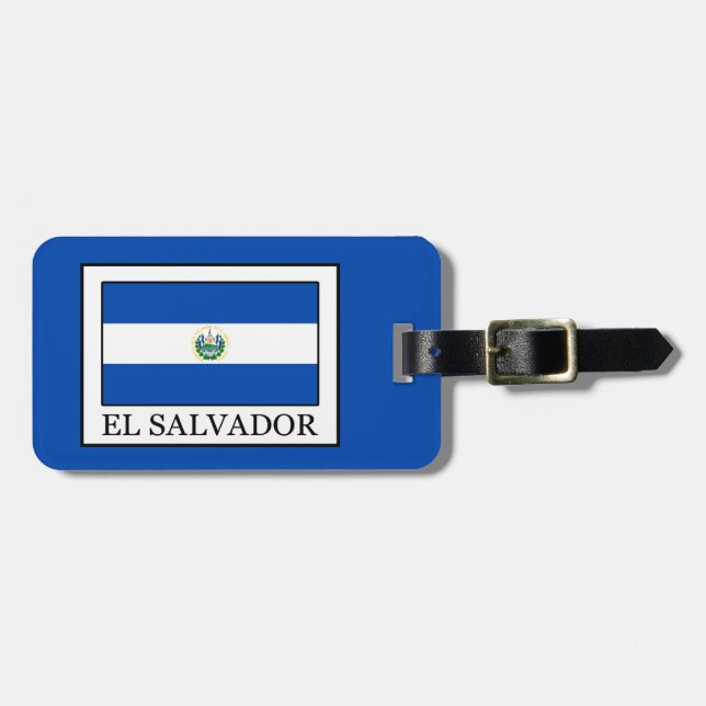 Etiqueta De Bagagem El Salvador (Frente Horizontal)