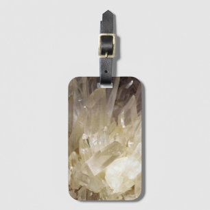 Etiqueta De Bagagem Elegante Energy Graphic Clear Quartz