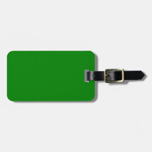 Etiqueta De Bagagem Elegante Green. Padrão de Tendência de Cor Sóli