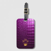 Elegante Vívido Roxo Crocodilo Crocodilo Roxo Mono