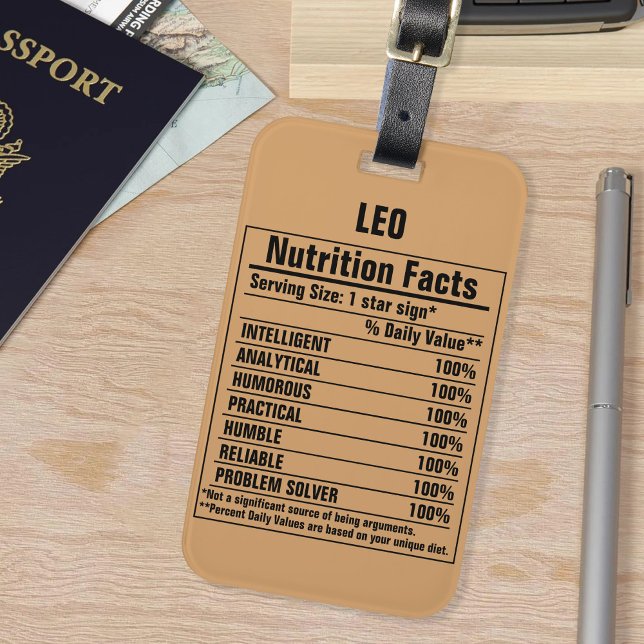 Etiqueta De Bagagem Elementos Químicos Engraçados Características Pess (Criador carregado)