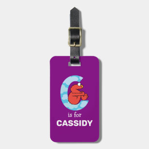 Etiqueta De Bagagem Elmo Alphabet C Nuvens