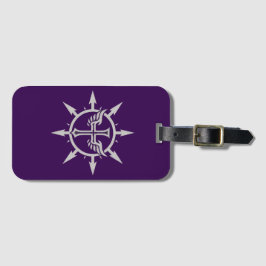 Etiqueta De Bagagem Emblema Cruz e Asas