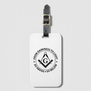 Etiqueta De Bagagem Emblema de maçonaria