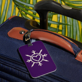 Etiqueta De Bagagem "Emblema do Amor" Marca-Passagem