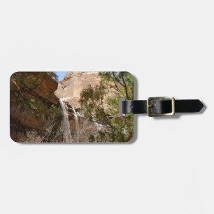 Etiqueta De Bagagem Emerald Piscina Cai no Parque Nacional do Zion