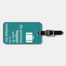 Etiqueta de bagagem emocional