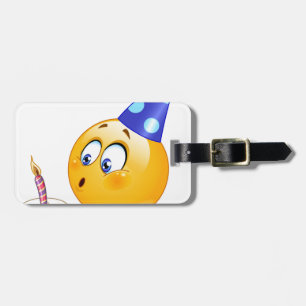 Etiqueta De Bagagem emoji de aniversário