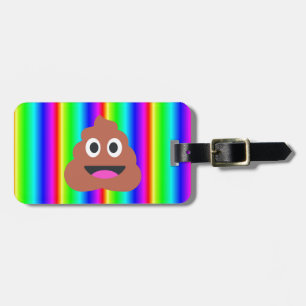 Etiqueta De Bagagem emoji do tombadilho do arco-íris