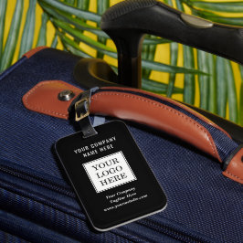 Etiqueta De Bagagem Empresa de Logotipo Personalizado Moderno para Via