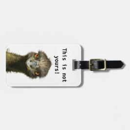 Etiqueta De Bagagem Emu não seu modelo