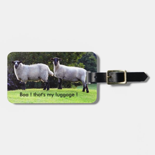 Etiqueta De Bagagem Encontrei Minha Bagagem. (Frente Horizontal)