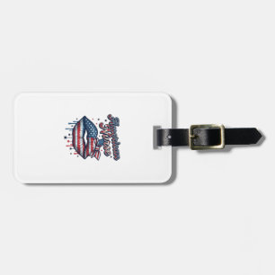 Etiqueta De Bagagem Enfermeira Americana Desenho de Camiseta Vetorial