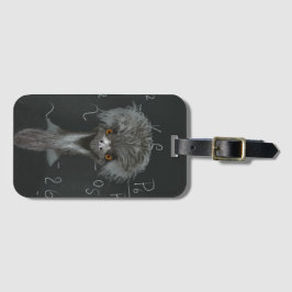 Etiqueta De Bagagem Engraçado Emu Einstein