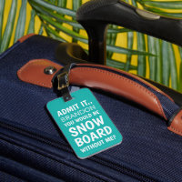 Engraçado Snowboard | Teal Winter Sports Viagem