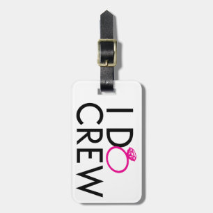 ETIQUETA DE BAGAGEM ENGRENAGEM DE I-DO-CREW BACHELORETTE