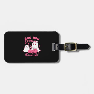 Etiqueta De Bagagem Equipe Boo Boo Enfermeira Divertida Halloween Fant