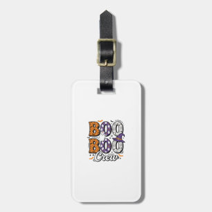 Etiqueta De Bagagem Equipe Boo Enfermeira Design de Camisa Vintage de