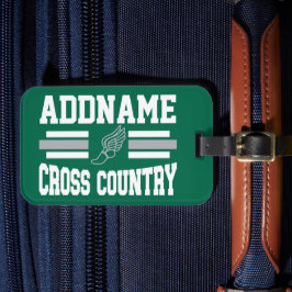 Etiqueta De Bagagem Equipe de Execução Entre Países do NOME ADD Person