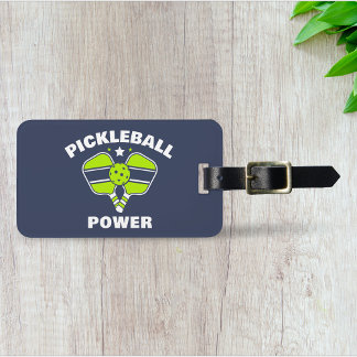 Etiqueta De Bagagem Equipe de Pickleball Personalizada