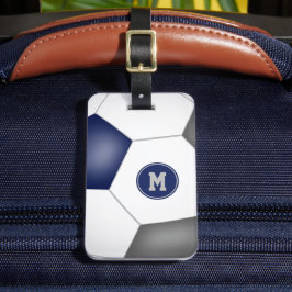 Etiqueta De Bagagem equipe do clube da cinza azul colore saco de futeb