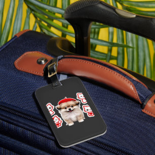 Etiqueta De Bagagem Equipe Paris Pup & Kitty � Cachorro e Gato com Boi
