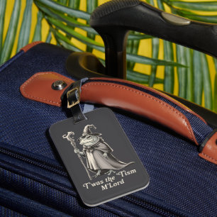 Etiqueta De Bagagem Era O 'Tismo M'lord Meme Do Sapo Mágico Engraçado
