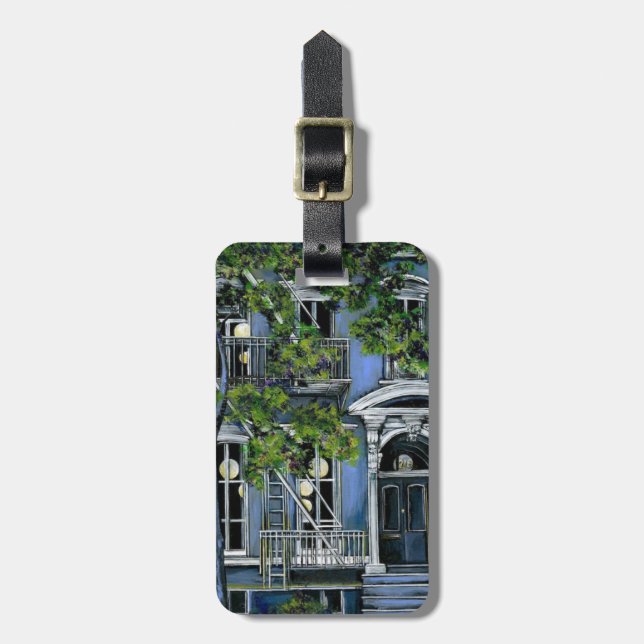 Etiqueta De Bagagem Esferas Luminosas de dentro (Frente Vertical)