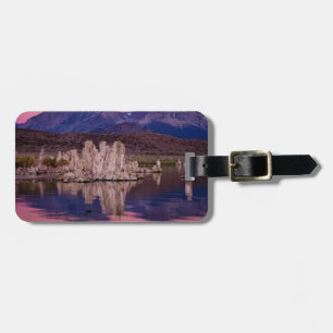 Etiqueta De Bagagem Espectacular Lago Mono Na Sombra