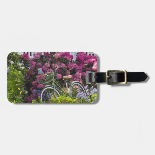 Etiqueta De Bagagem Espetacular primavera floresce, antiguidade quimic