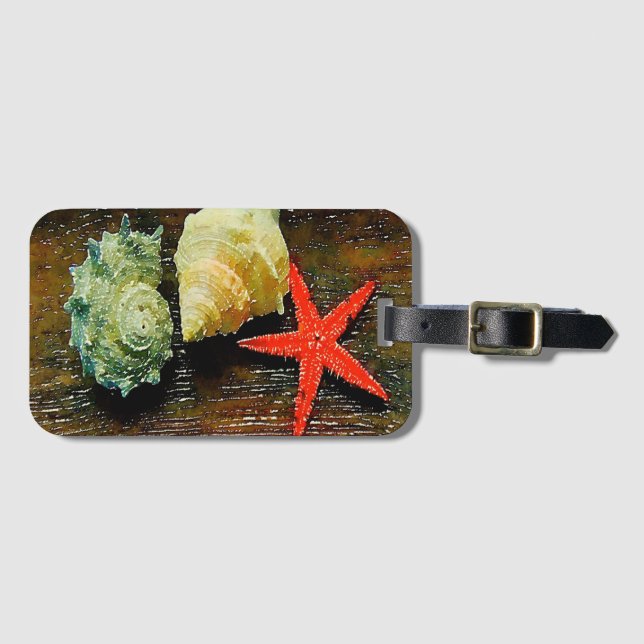 Etiqueta De Bagagem espinheiro-da-água da costa russa (Frente Horizontal)