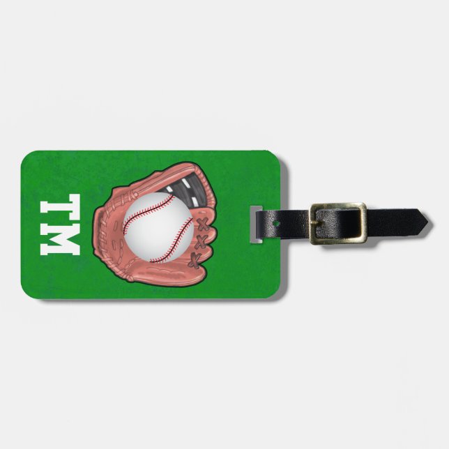 Etiqueta De Bagagem Esporte - Baseball - SRF (Frente Horizontal)