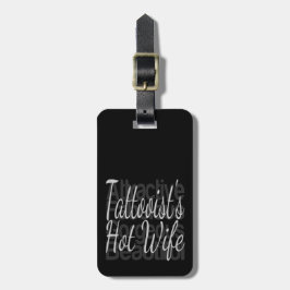 Etiqueta De Bagagem Esposa quente dos Tattooists