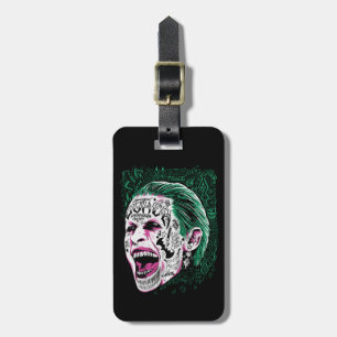 Etiqueta De Bagagem Esquadrão Suicida   Desenho Da Cabeça De Joker R