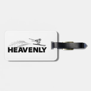 Etiqueta De Bagagem Estação de Esqui Heavenly Califórnia Nevada Saltad