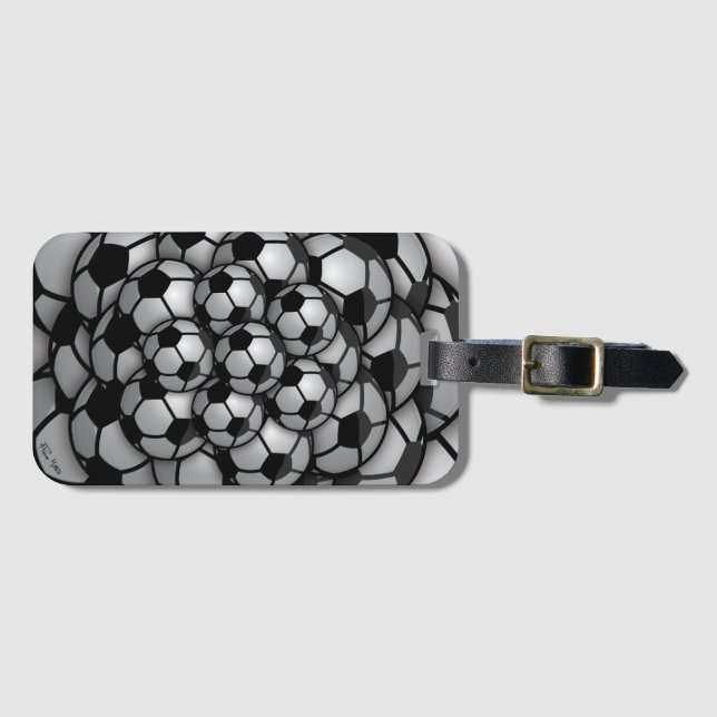 Etiqueta De Bagagem Estação do futebol (Frente Horizontal)