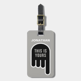 Etiqueta De Bagagem Este É Seu (Personalizável)