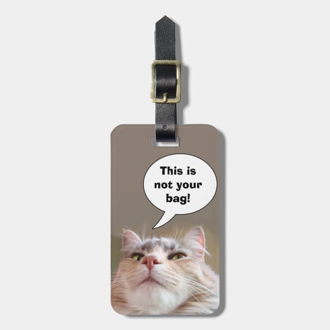 Etiqueta De Bagagem Este não é o seu saco (Frente Vertical)