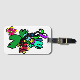 Etiqueta De Bagagem estilo beija-flor 