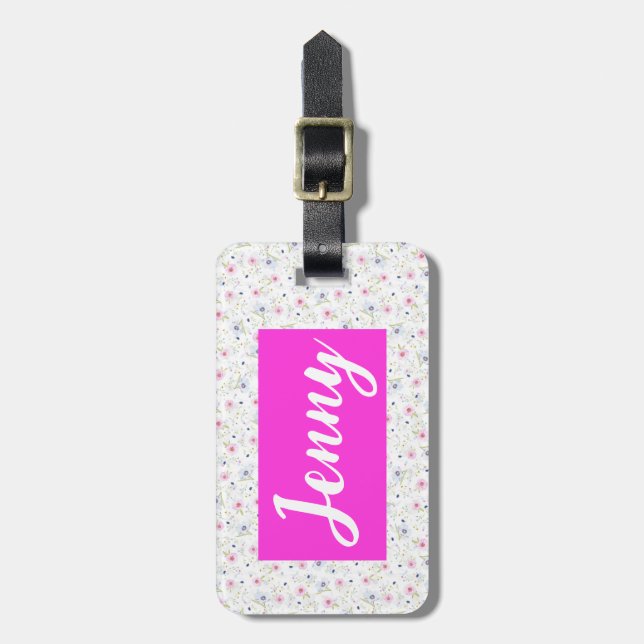 Etiqueta De Bagagem Estilo da ventoinha (Frente Vertical)