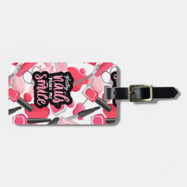 ETIQUETA DE BAGAGEM ESTILO UNHAS ART