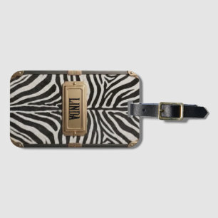 Etiqueta De Bagagem Estojo zebra
