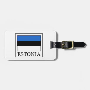 Etiqueta De Bagagem Estônia