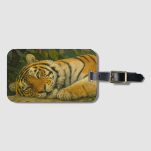 Etiqueta De Bagagem Estorno da Floresta - Tigre em Descanso na Luz da