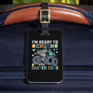 Etiqueta De Bagagem Estou pronto para esmagar o caminhão do monstro do