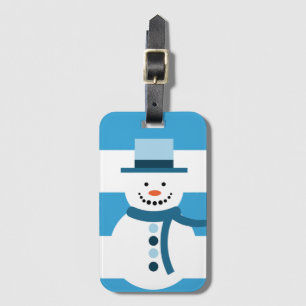 Etiqueta De Bagagem Estou sonhando com um boneco de neve de inverno br