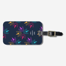 estrelas coloridas modernas - azul marinho