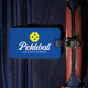 Etiqueta De Bagagem Etiqueta de viagem de amante de picleball para bol