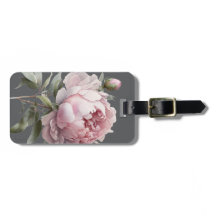 Etiqueta para Bagagem Blush Rose — Coleção Lumina