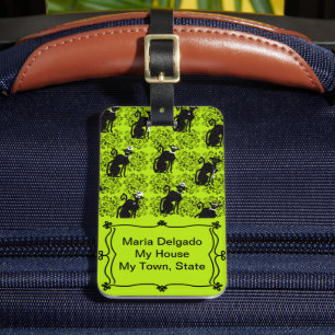 Etiqueta De Bagagem Etiqueta para Bagagem Stand Out Gatos Profissionai